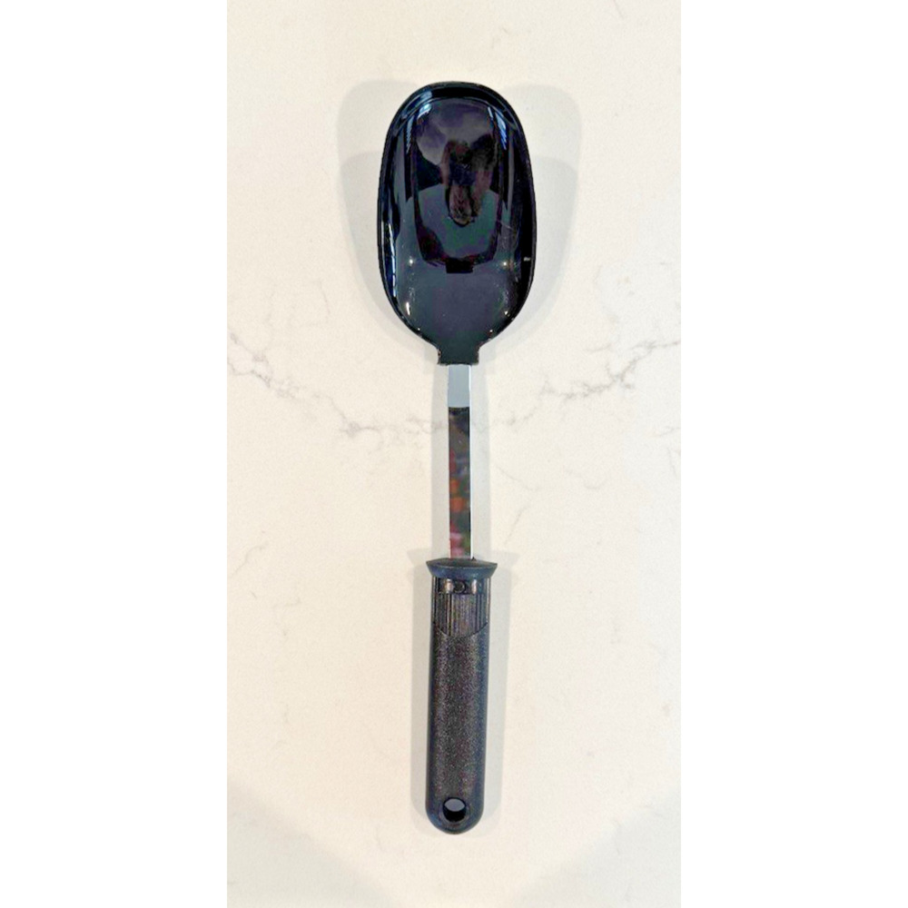 1999 Vintage EKCO Black Nylon Spoon Heat Resistant to 400 Degrees 12"